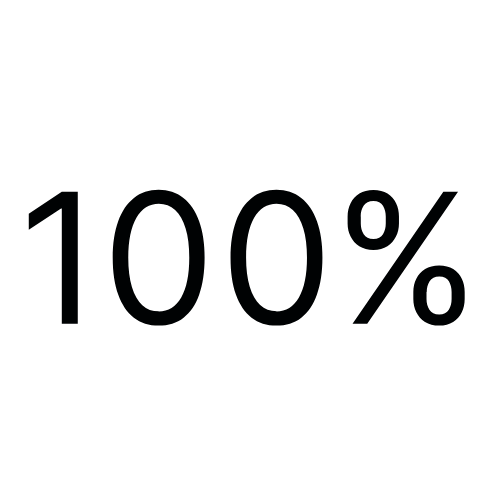 100% resirkulert plast