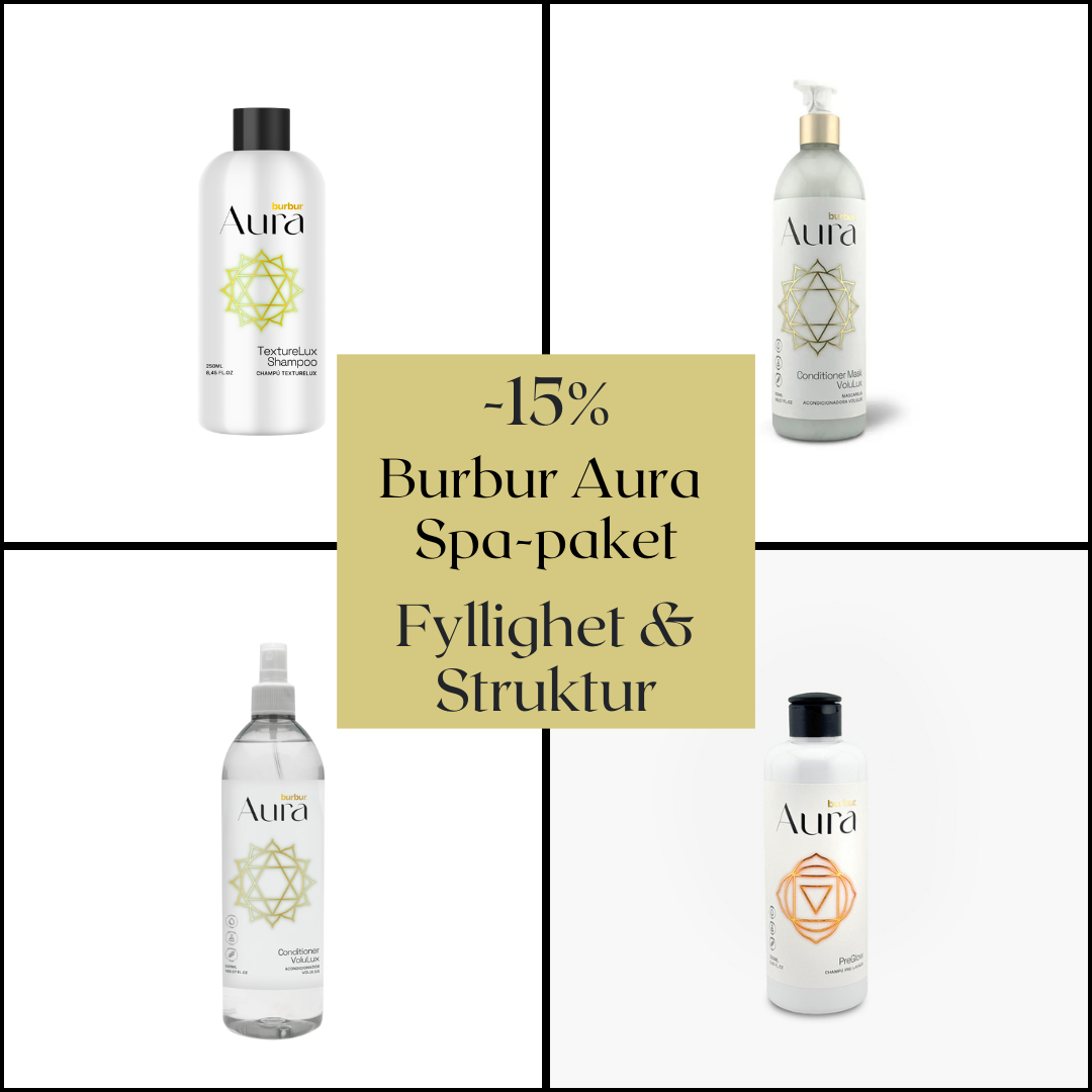 Burbur Aura Spapaket – Fyllighet & struktur –15 %
