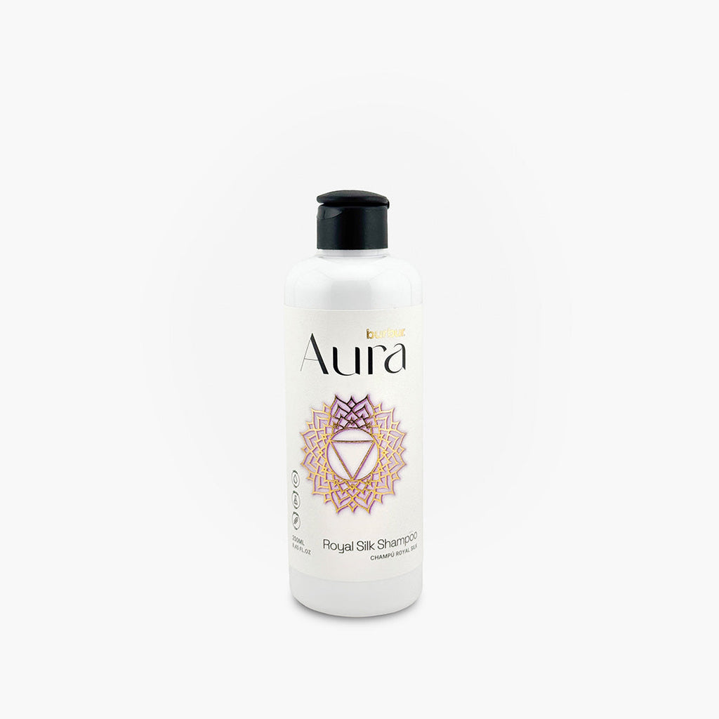 BURBUR Aura Royal Silk Shampoo for silkemyk, glansfull og næret pels 250 ml_Wepet
