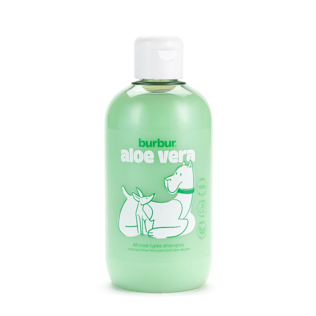 Burbur Friend Aloe Vera Shampoo 400 ml_Mild og fuktighetsgivende sjampo med økologisk aloe vera_WePet.no