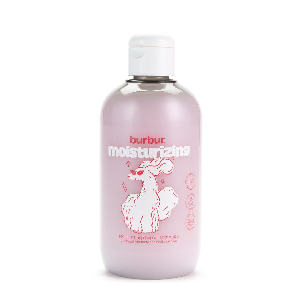 Burbur Friend Moisturizing Shampo 400 ml_Fuktighetsgivende sjampo med økologisk olivenolje for tørr og skadet pels_WePet.no