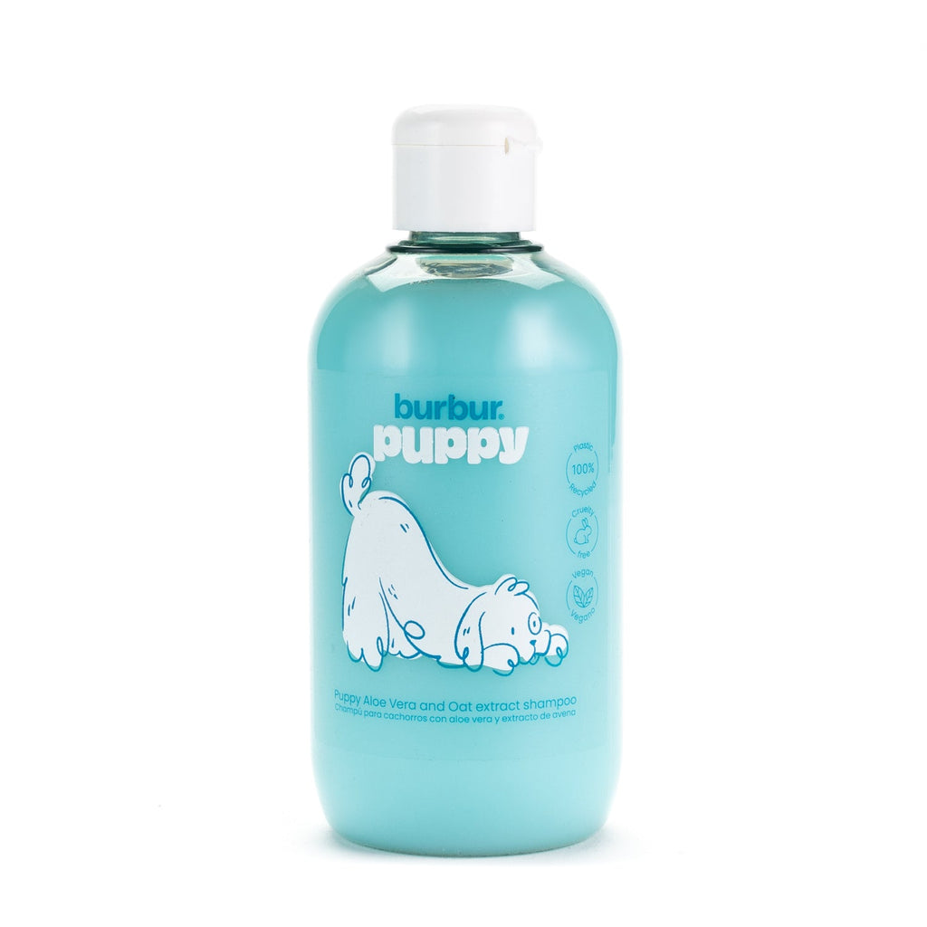 Burbur Friend Puppy Shampoo 400 ml
Ekstra mild sjampo med økologisk aloe vera og havreekstrakt — skånsom pleie for valpens sensitive hud_ WePet.no