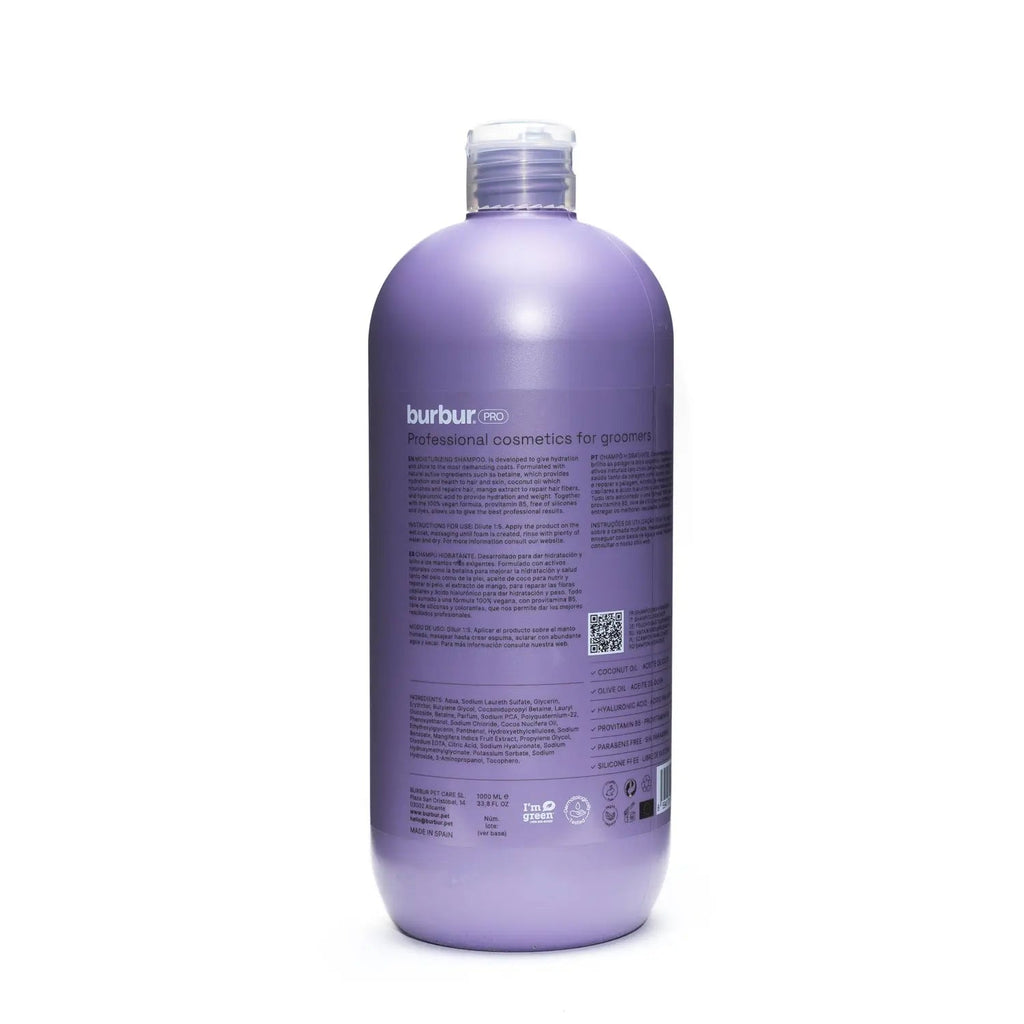Burbur Pro Moisturizing Shampo 1L WePet.no